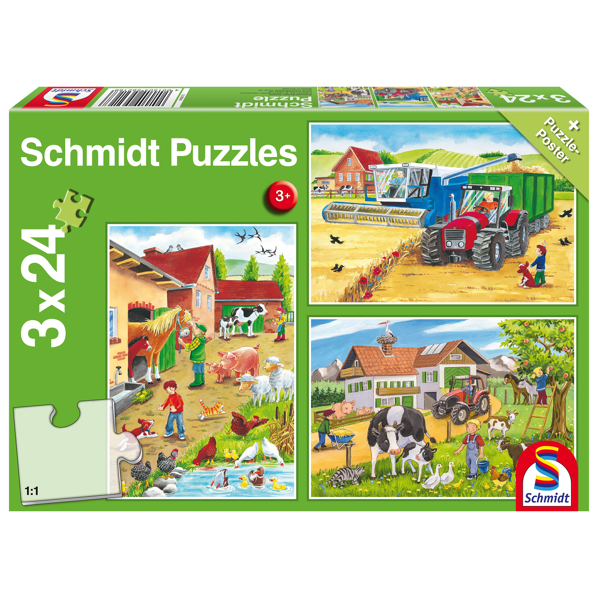 PZ 3x24: À LA FERME SCHMIDT PUZZLE