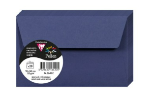 Enveloppe Bleu Nuit 140X90 120G Pqt:20 POLLEN