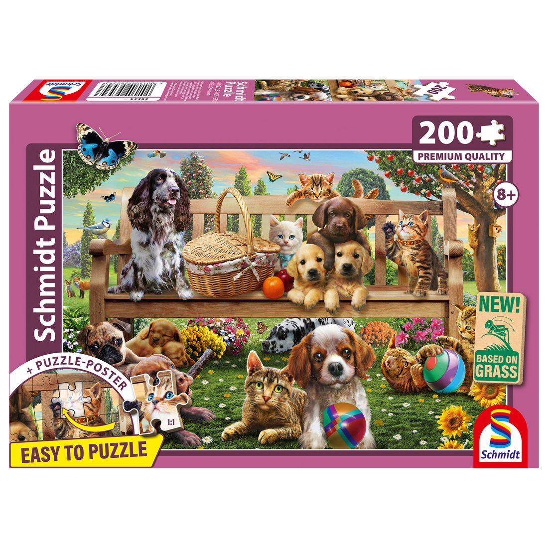 PZ200: PIQUE-NIQUE POUR CHIENS ET CHATS SCHMIDT PUZZLE