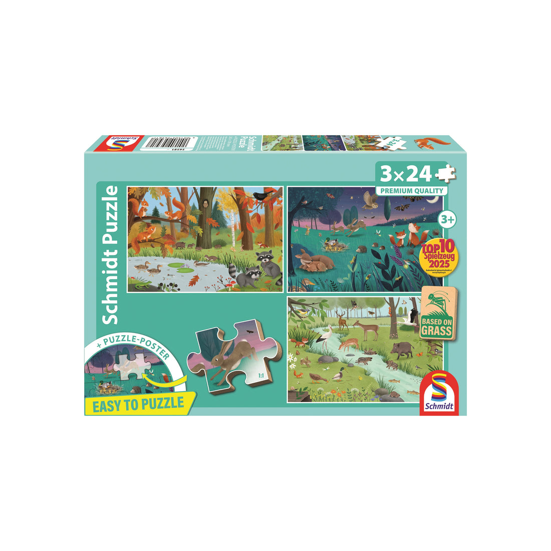 PZ3X24: FAUNE DE LA FORÊT ET DE LA PRAIRIE