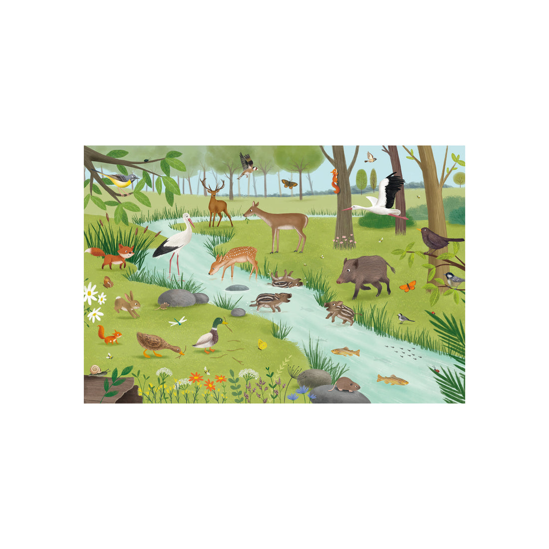 PZ3X24: FOREST AND MEADOW ANIMALS