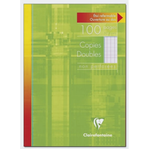 Double Copie Seyes 100P 8¼X11¾ CLAIREFONTAINE