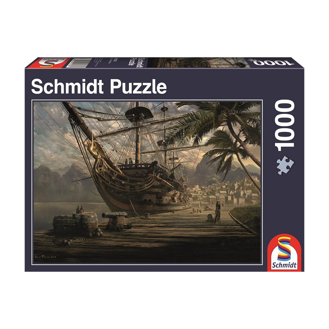 PZ1000: BATEAU AU PORT SCHMIDT PUZZLE