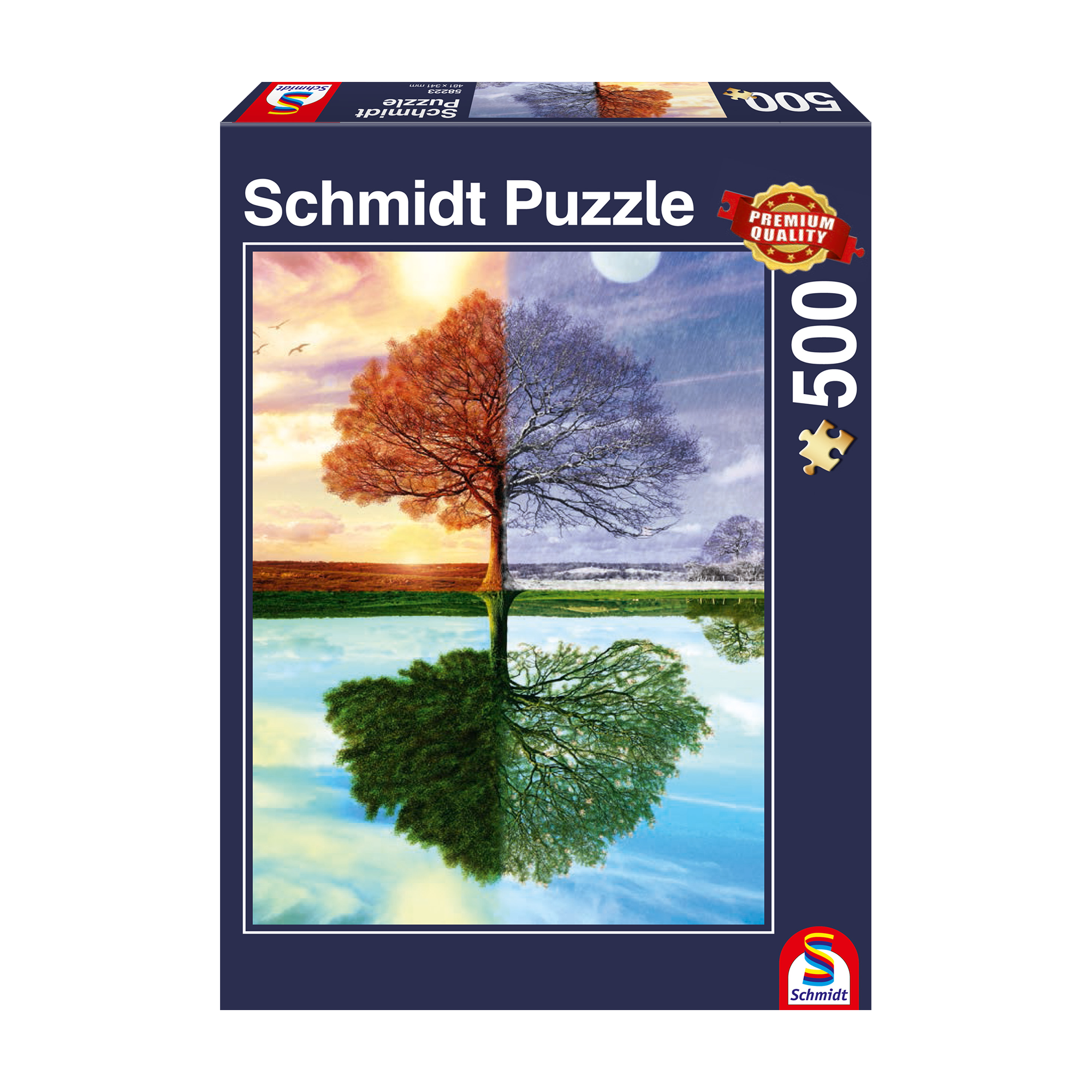 PZ500: L'ARBRE DES 4 SAISONS SCHMIDT PUZZLE