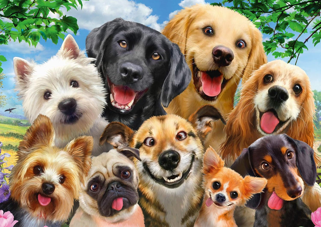 PZ500: SELFIE DE CHIENS SCHMIDT PUZZLE