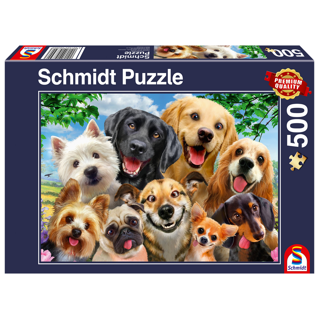 PZ500: SELFIE DE CHIENS SCHMIDT PUZZLE