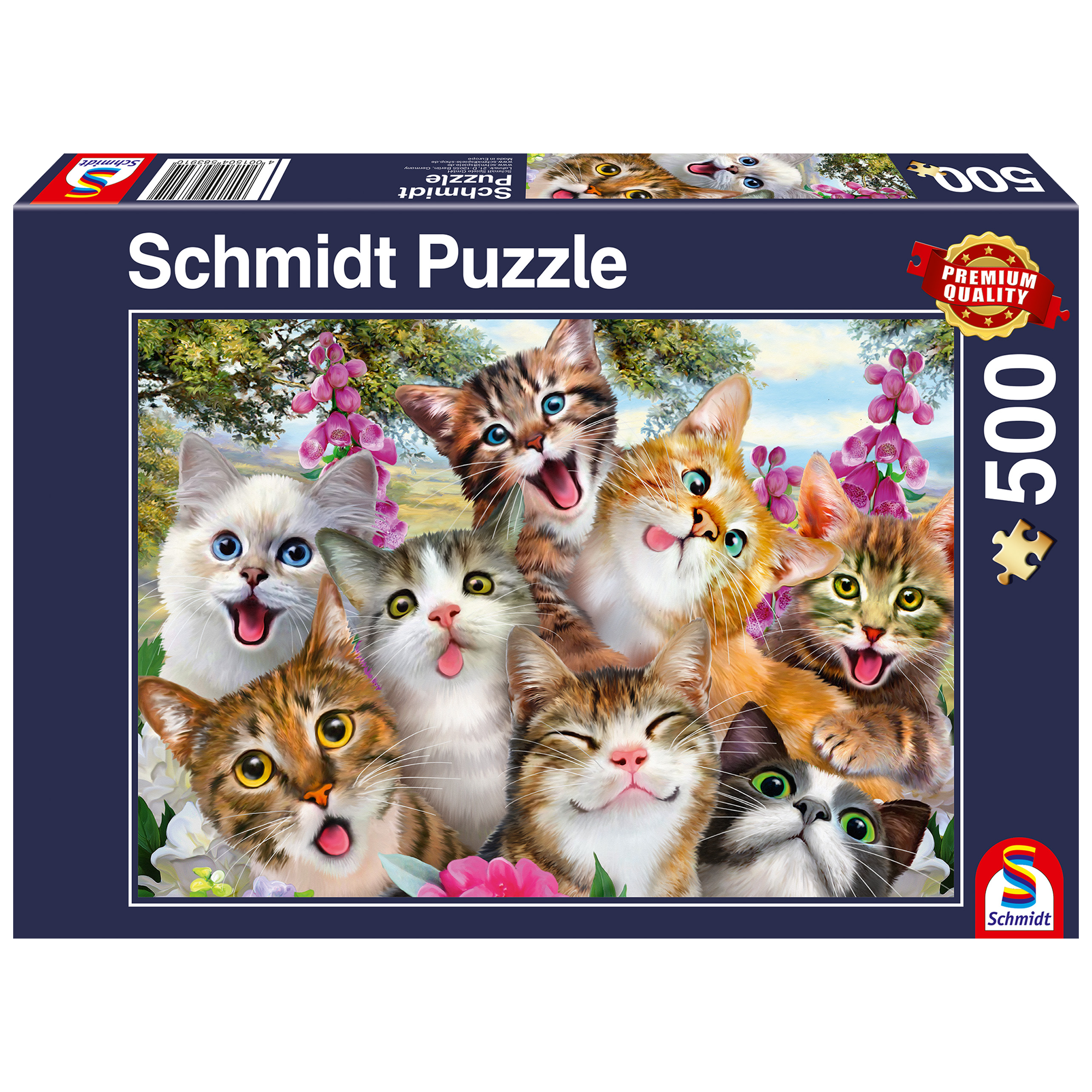 PZ500: SELFIE DE CHATS SCHMIDT PUZZLE