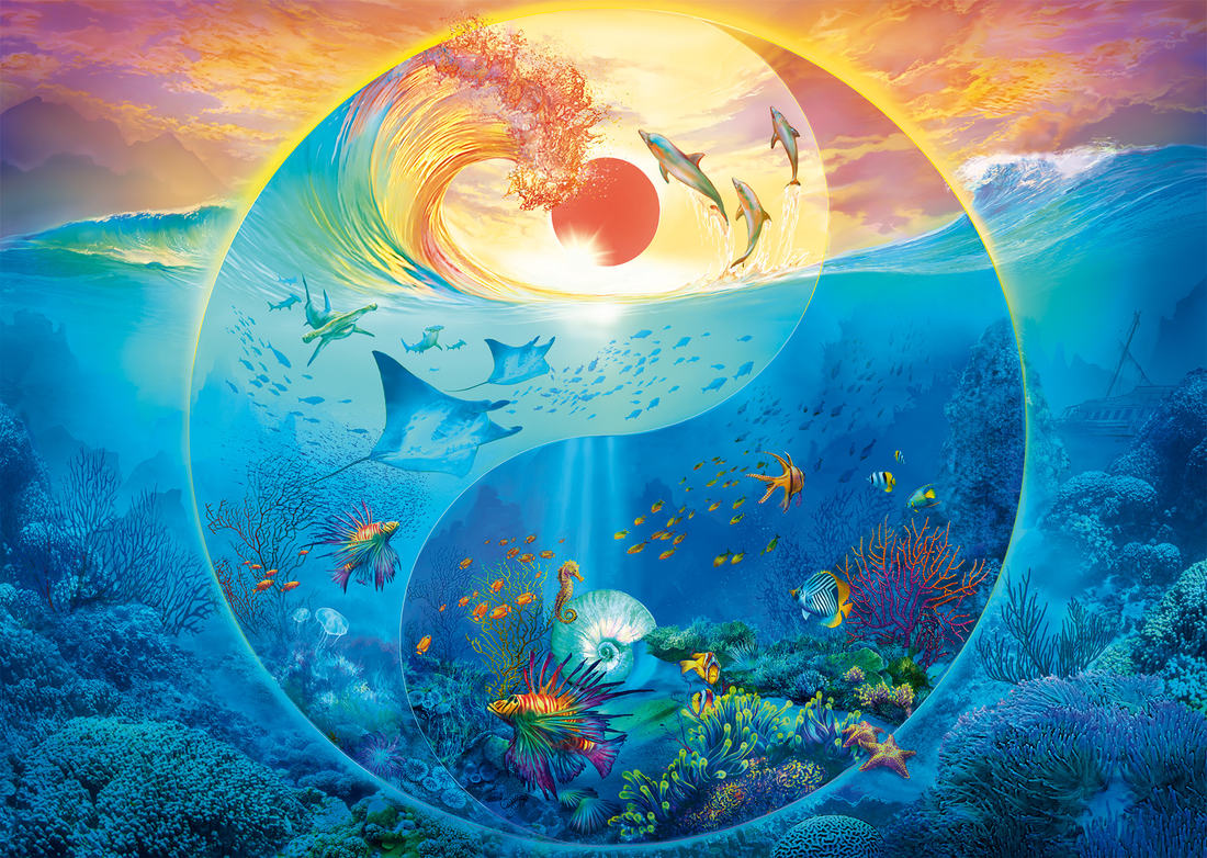 PZ1000: YIN & YANG DANS LE MONDE MARIN SCHMIDT PUZZLE