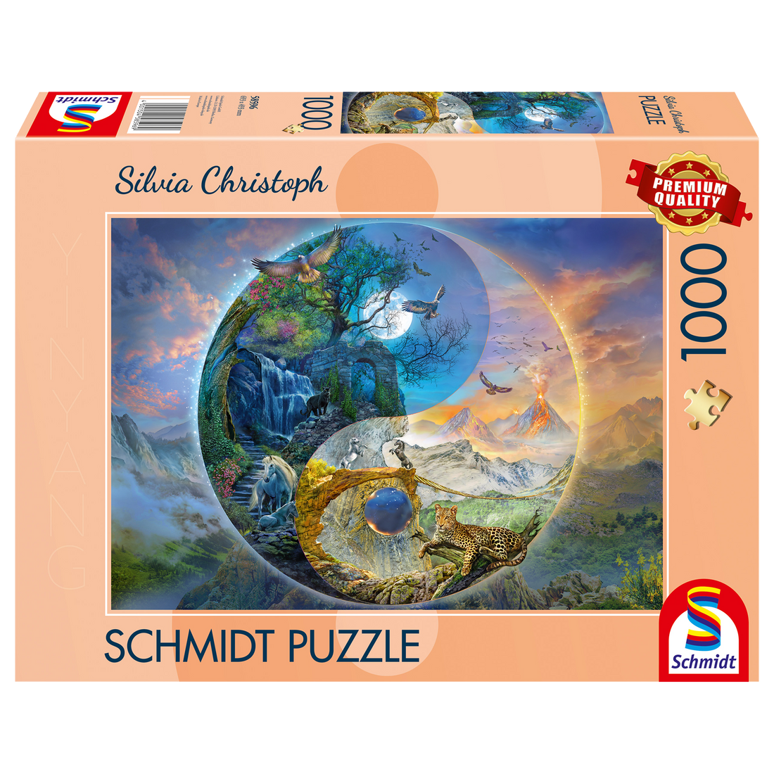 PZ1000: YIN & YANG ROYAUME DE LA MONTAGNE SCHMIDT PUZZLE