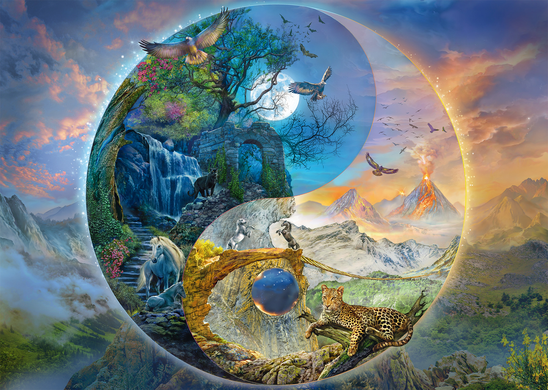PZ1000: YIN & YANG ROYAUME DE LA MONTAGNE SCHMIDT PUZZLE