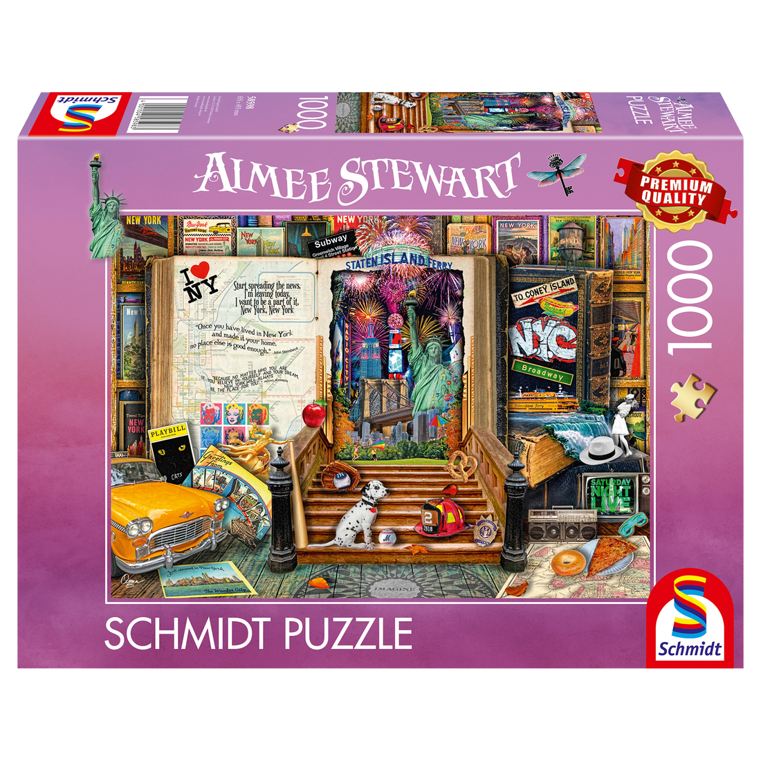 PZ1000: SOUVENIRS DE NEW YORK SCHMIDT PUZZLE