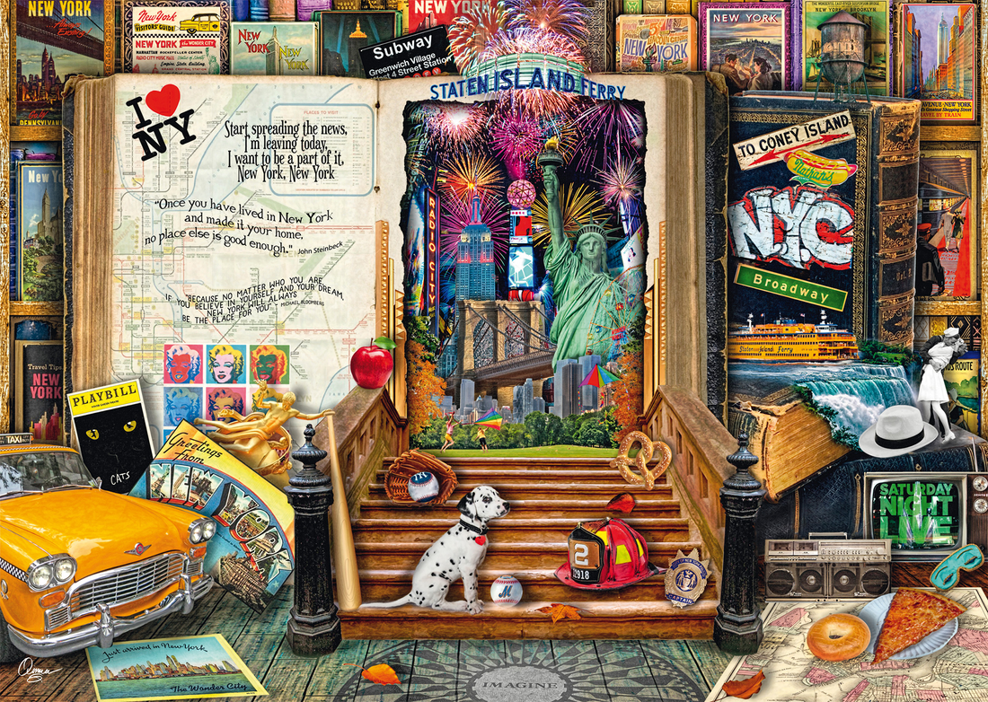 PZ1000: SOUVENIRS DE NEW YORK SCHMIDT PUZZLE