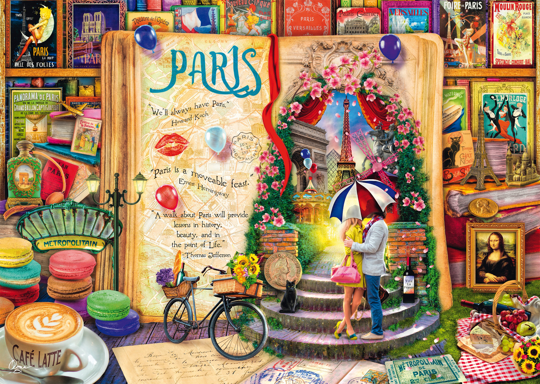 PZ1000: SOUVENIRS DE PARIS SCHMIDT PUZZLE