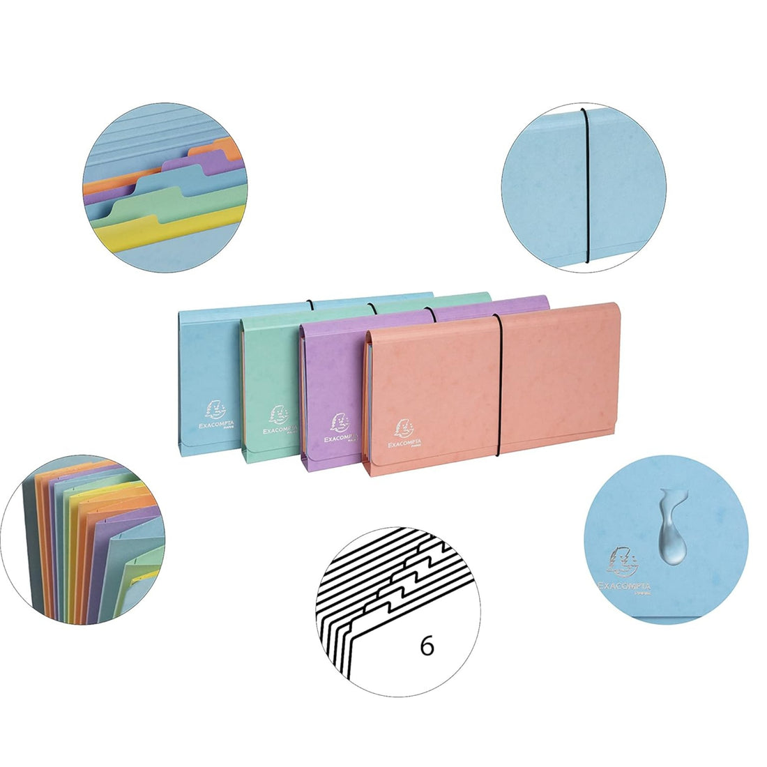 Multi-Part Binder Assorted (4x2in)