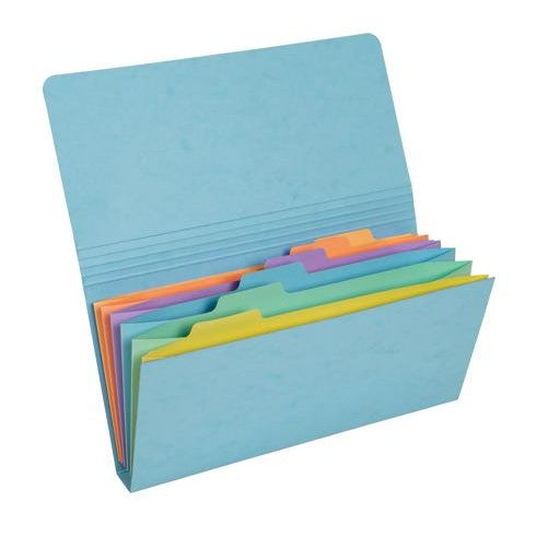 Classeur en plusieurs parties 6C 10,25X5 Aquarel 4 Ass. EXACOMPTA