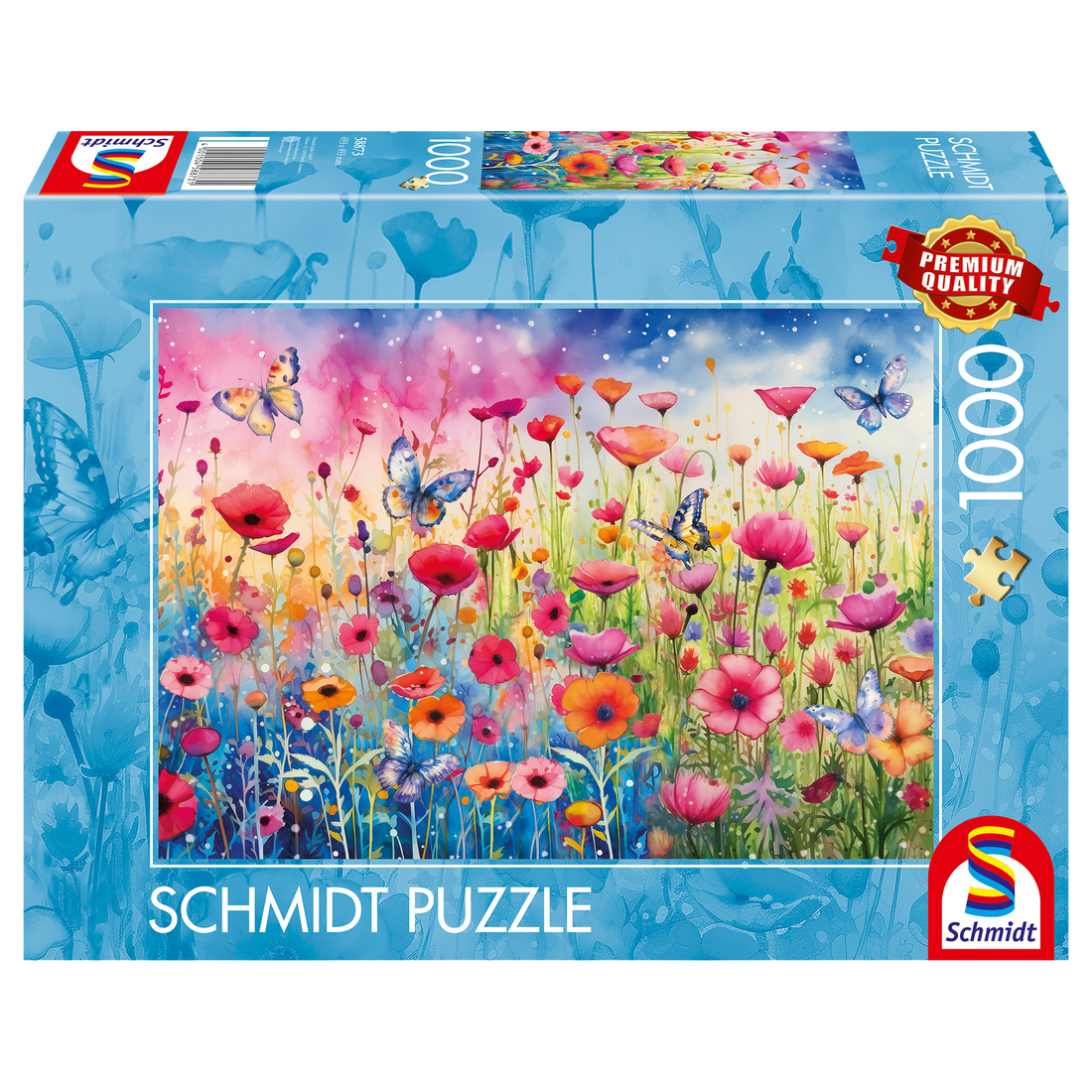 PZ1000: PRÉ DE COQUELICOTS SCHMIDT PUZZLE