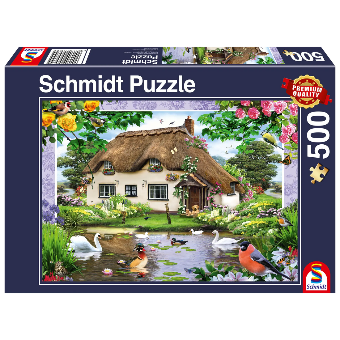 PZ500: MAISON DE CAMPAGNE ROMANTIQUE SCHMIDT PUZZLE