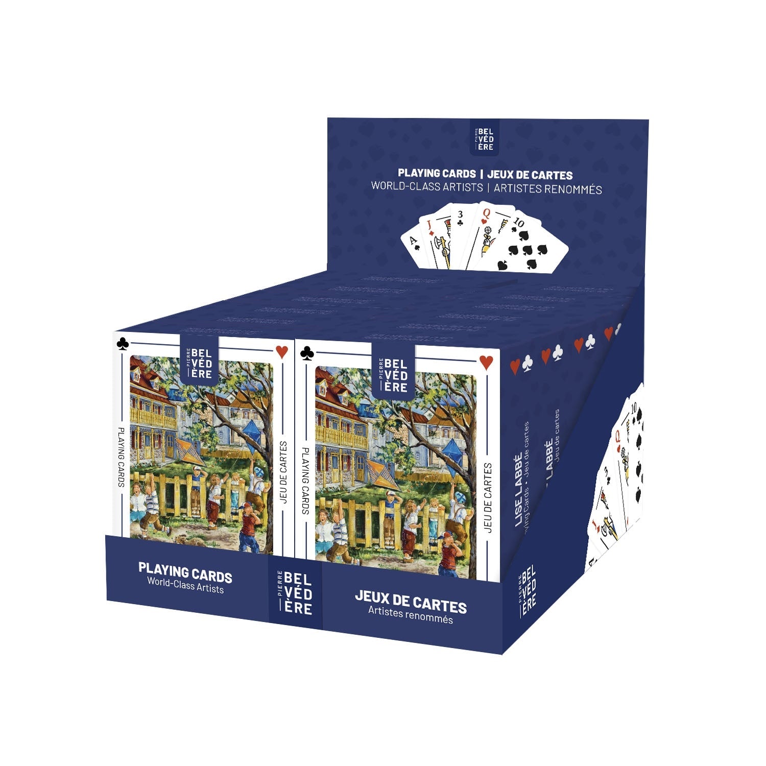 DISPLAY - JEU DE CARTES - LABBÉ (VENDU 12 UNITÉS) PBI JOUET
