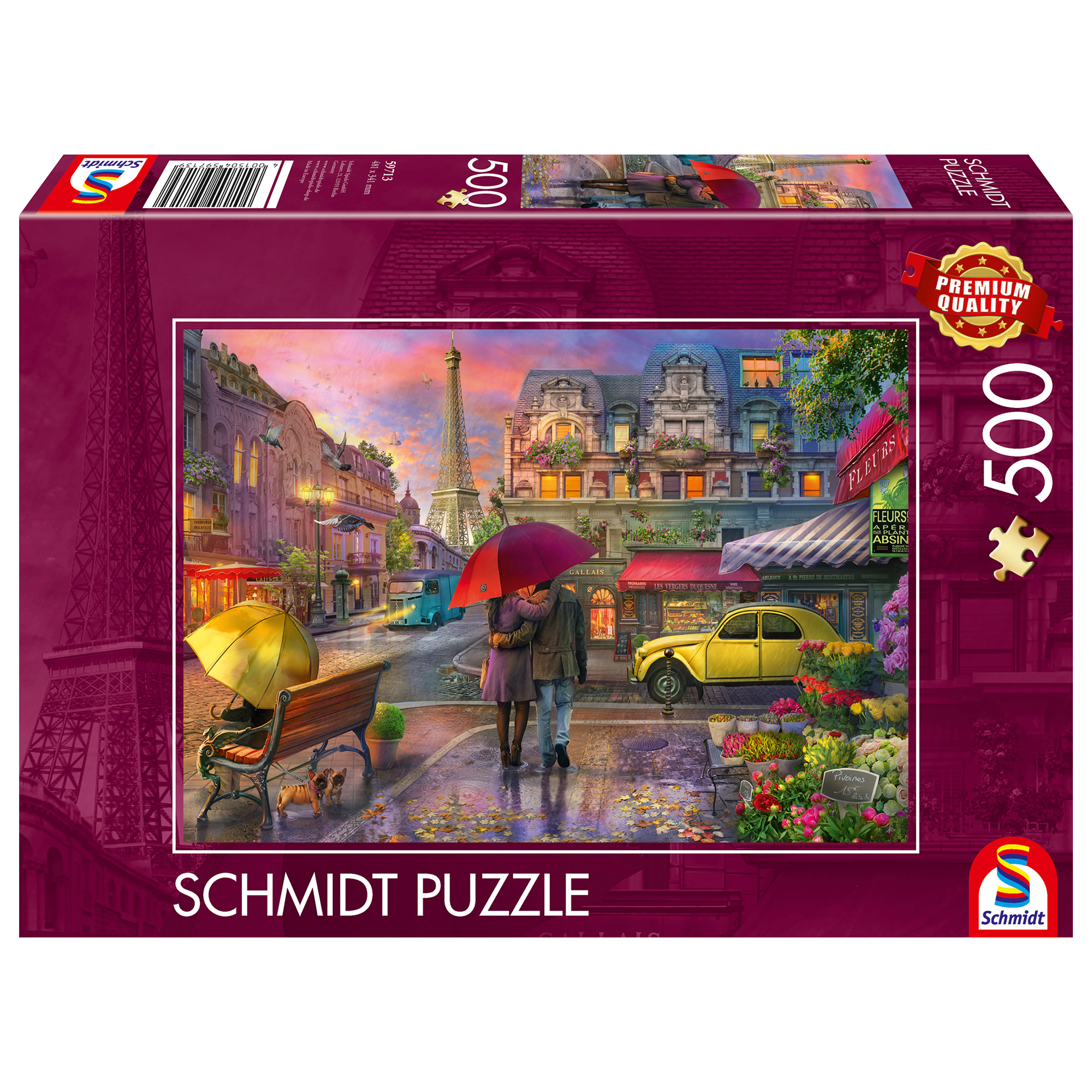 PZ500: MAGIE DE LA PLUIE À PARIS SCHMIDT PUZZLE