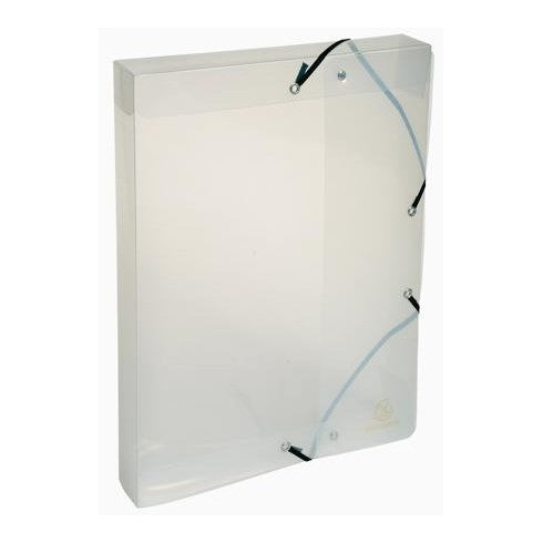Boîte de classement Exabox en cristal 40 mm. 1½X9½X12½ Clair EXACOMPTA