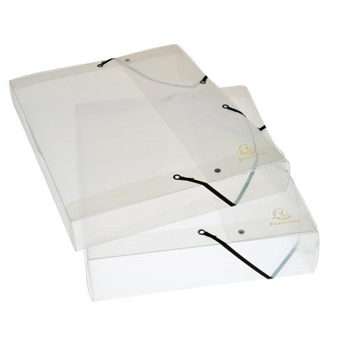 Boîte de classement Exabox en cristal 40 mm. 1½X9½X12½ Clair EXACOMPTA