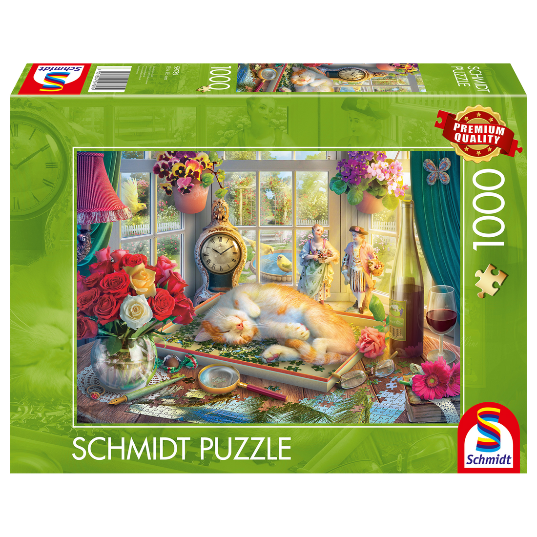 PZ1000: L'HEURE DU CASSE-TÊTE POUR LE CHAT SCHMIDT PUZZLE
