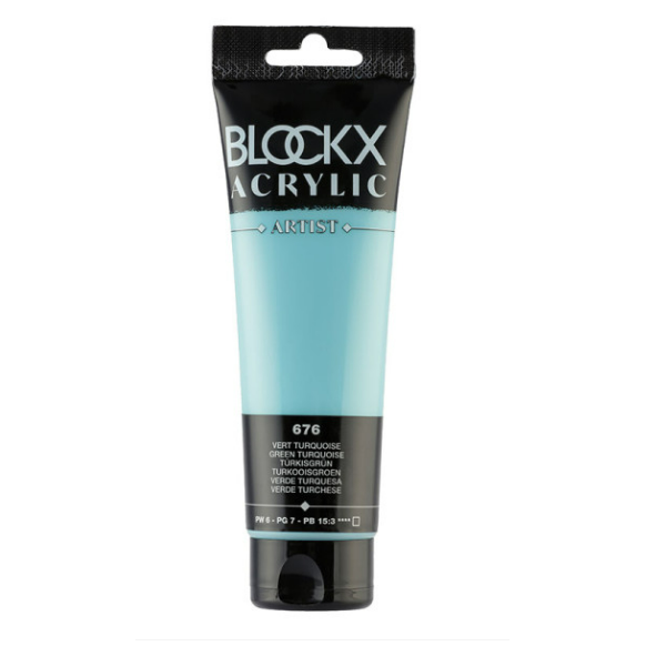 Acrylique Turquoise Vert Tube 120Ml BLOCKX