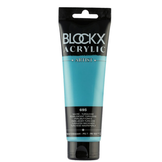 Acrylique Perle- Turquoise Tube 120Ml BLOCKX