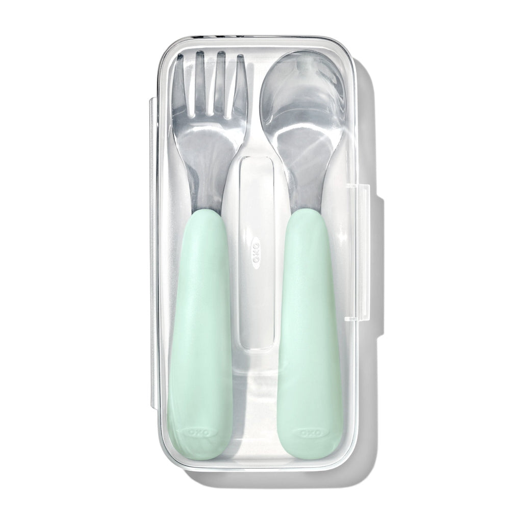 ENSEMBLE DE FOURCHETTE ET CUILLÈRE DE VOYAGE - OPAL OXO TOT