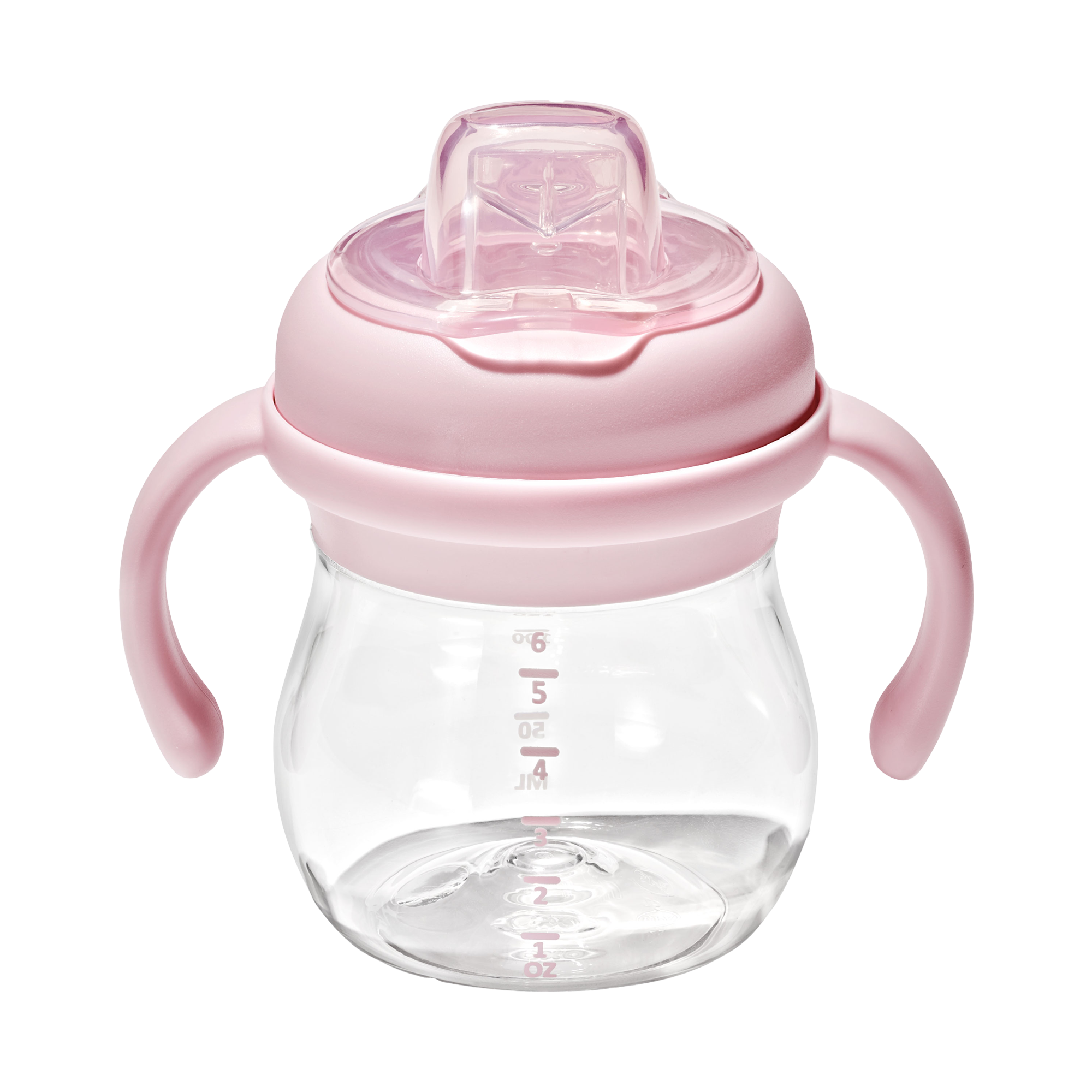 GOBELET DE TRANSITION À EMBOUT SOUPLE AVEC POIGNÉES AMOVIBLE - 6oz - BLOSSOM OXO TOT