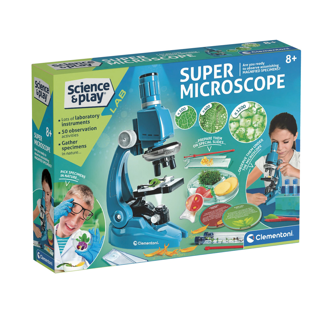 SUPER MICROSCOPE 1200 (ENG) CLEMENTONI