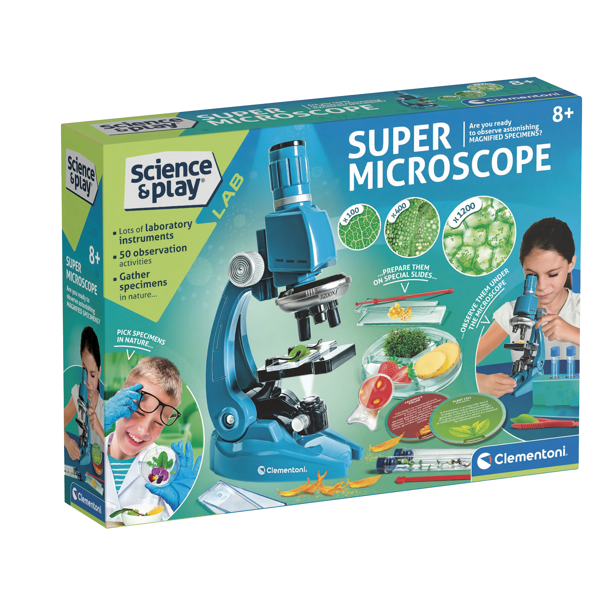 SUPER MICROSCOPE 1200 (ENG) CLEMENTONI