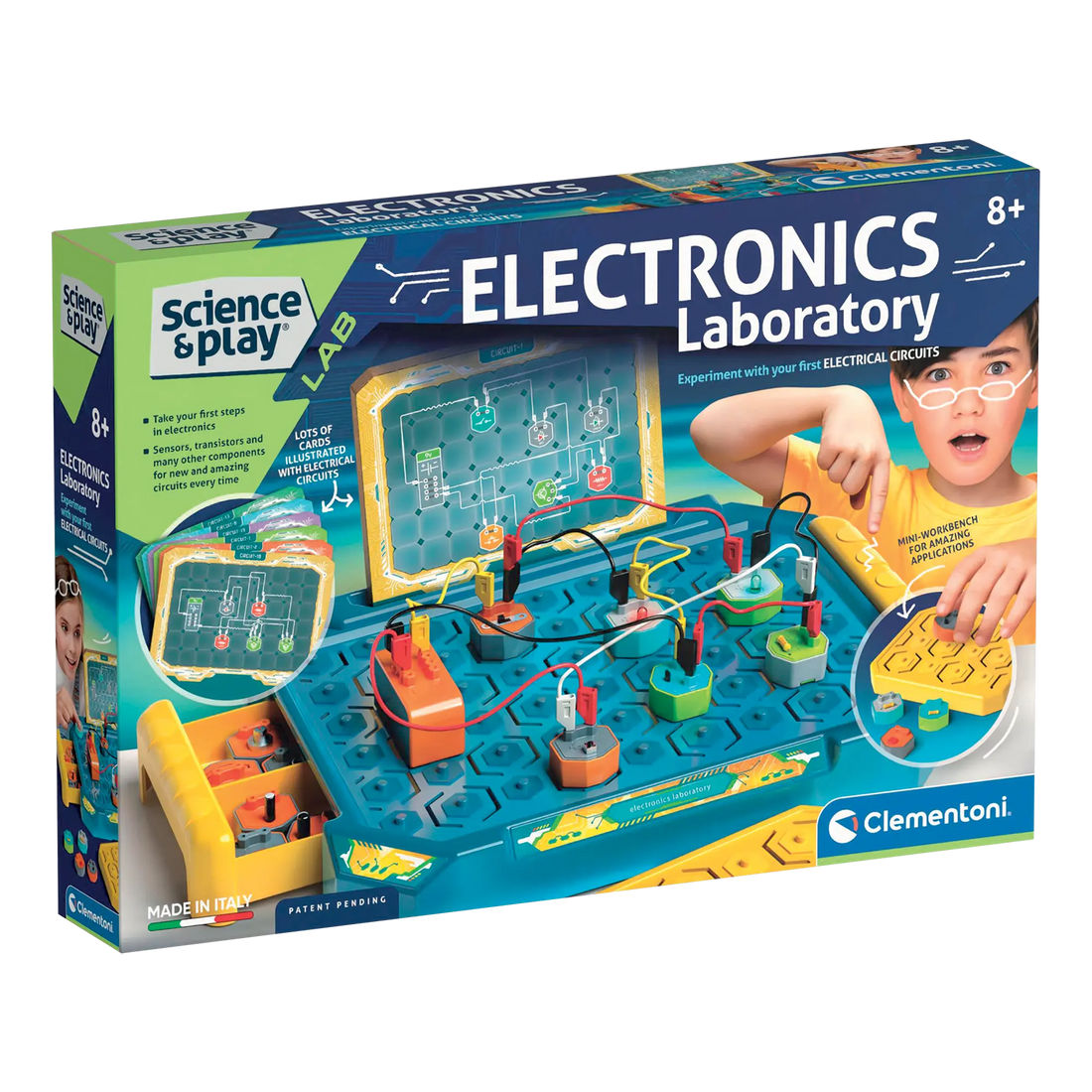 SCIENCE & PLAY: ELECTRONICS LABORATORY CLEMENTONI