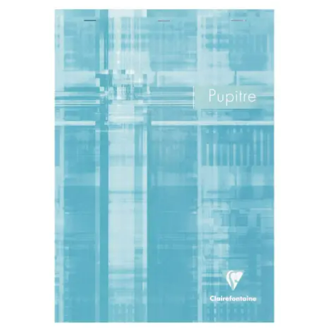 Bloc-notes Pupitre ligné 160P 8¼X11¾. Assortis CLAIREFONTAINE