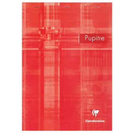 Bloc-notes Pupitre ligné 160P 8¼X11¾. Assortis CLAIREFONTAINE