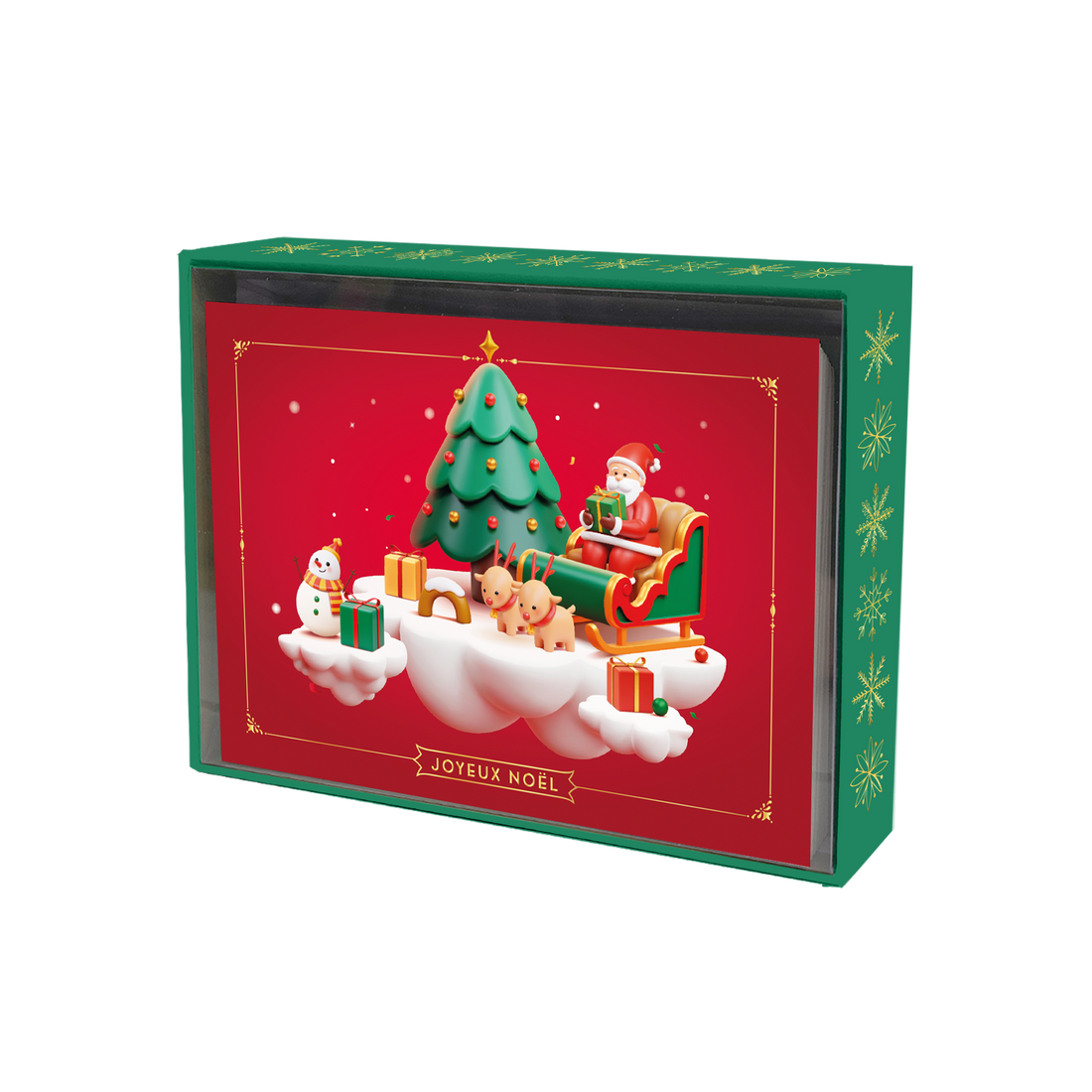 CARTE NOËL ENS./ 20: AVEC LE PÈRE NOËL PBI AUTRES