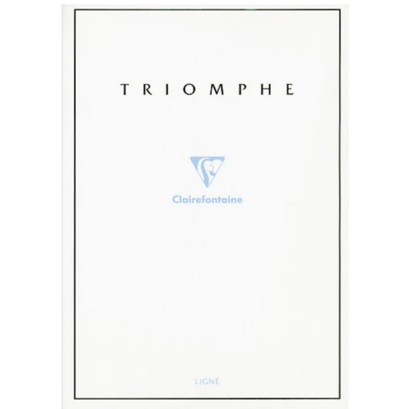 Bloc-notes Triomphe Vierge 100 pages 8¼X11¾ CLAIREFONTAINE