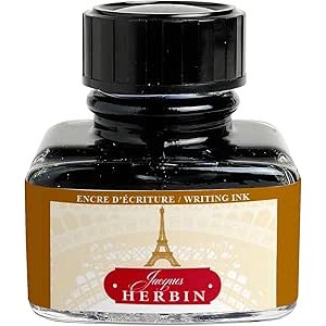 Encre à écrire - Jaune/Marron - Tour Eiffel 30ml J.HERBIN