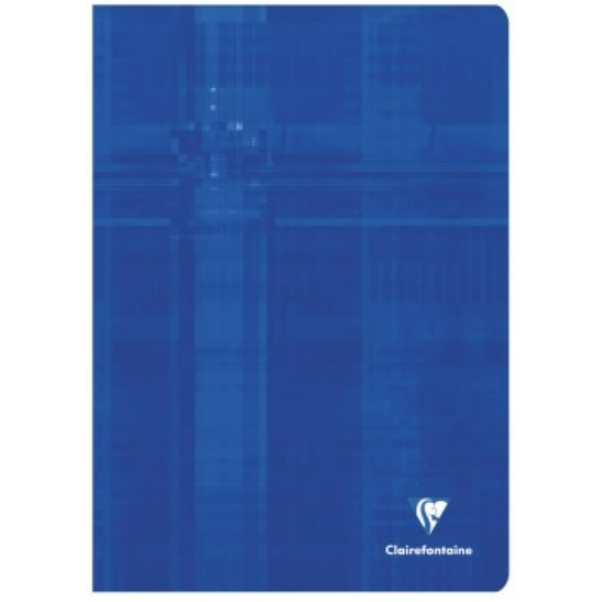 Cahier agrafé seyès -assortis- A4.  96 pages (21x29.7cm) CLAIREFONTAINE