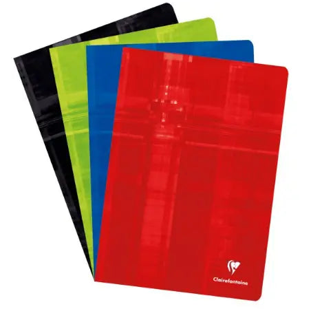 Cahier agrafé 5/5+M -assortis- A4.  96 pages (21x29.7cm) CLAIREFONTAINE