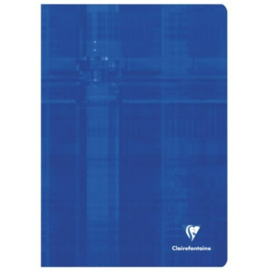 Cahier agrafé seyès -assortis- A4.  144 pages (21x29.7cm) CLAIREFONTAINE