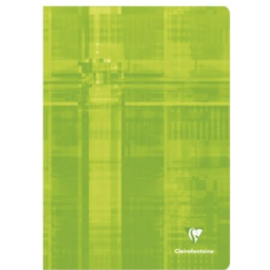 Cahier agrafé seyès -assortis- A4.  144 pages (21x29.7cm) CLAIREFONTAINE