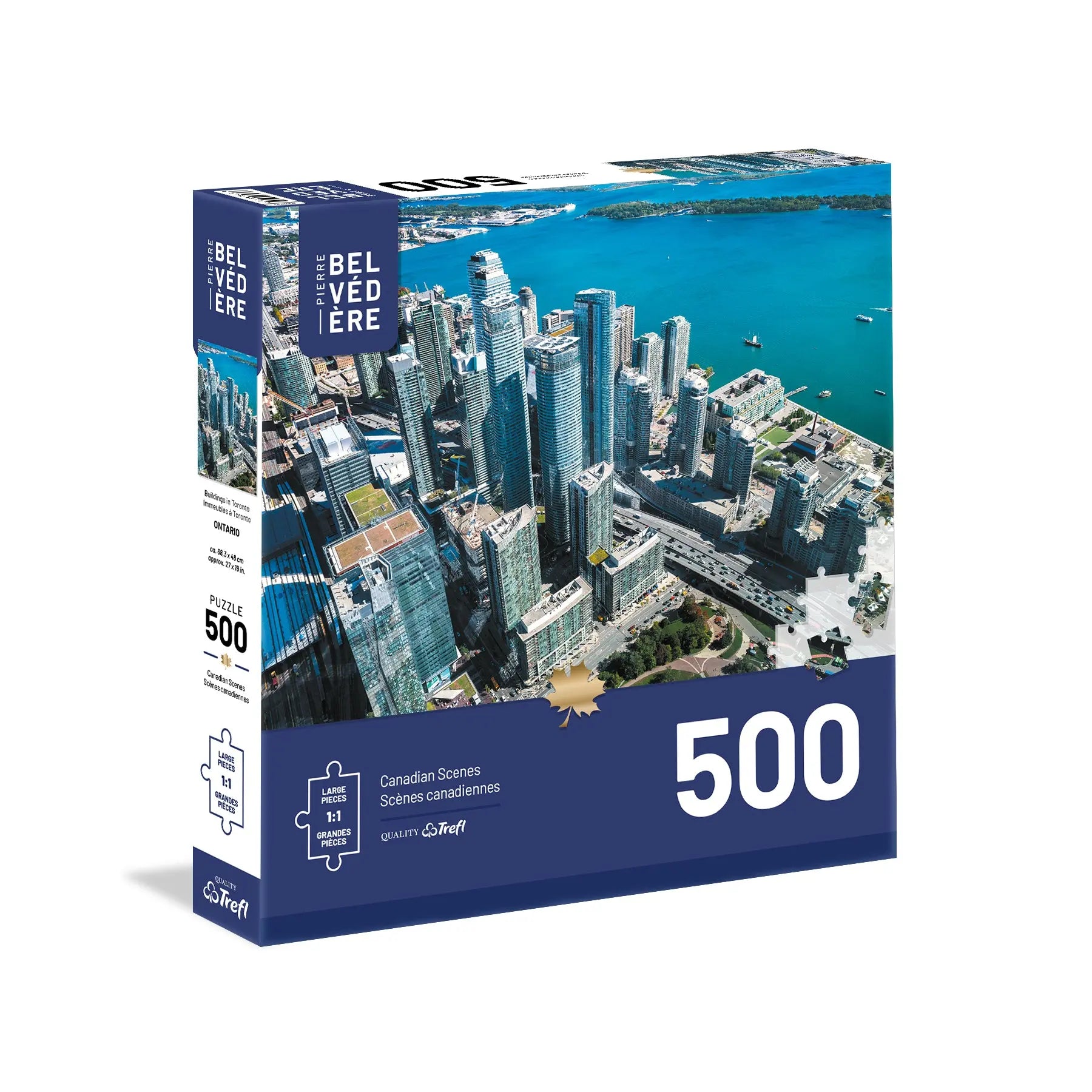 PZ500: ONTARIO BUILDINGS À TORONTO (GP) PBI PUZZLE