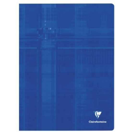Cahier agrafé 5/5 -assortis- 96 pages (24x32cm) CLAIREFONTAINE