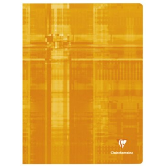 Cahier agrafé 5/5 -assortis- 96 pages (24x32cm) CLAIREFONTAINE