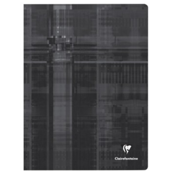 Cahier agrafé ligné+M -assortis- 96 pages (24x32cm) CLAIREFONTAINE