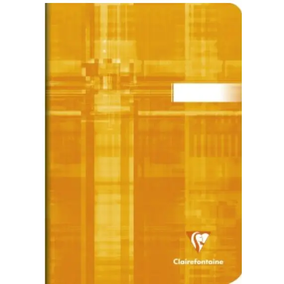 Cahier agrafé 5/5 -assortis- A5. 96 pages (14.8x21cm) CLAIREFONTAINE