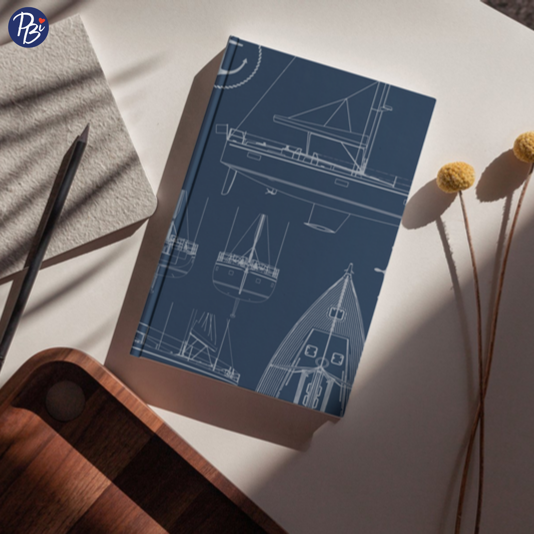 CAHIER DE NOTES - GRAND - CROQUIS DE BATEAU PBI LIVRES NOTES
