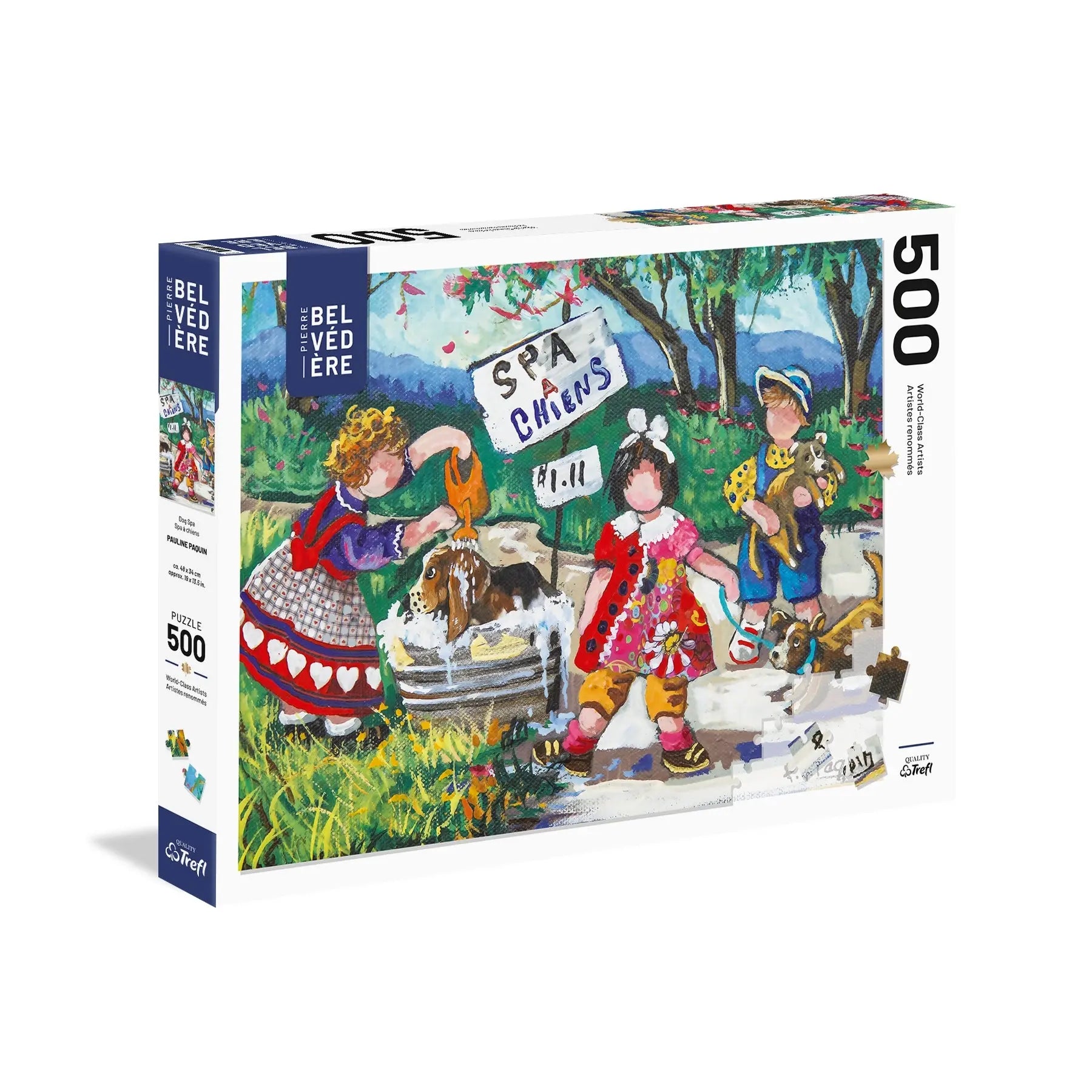PZ500: P. PAQUIN - SPA À CHIENS PBI PUZZLE