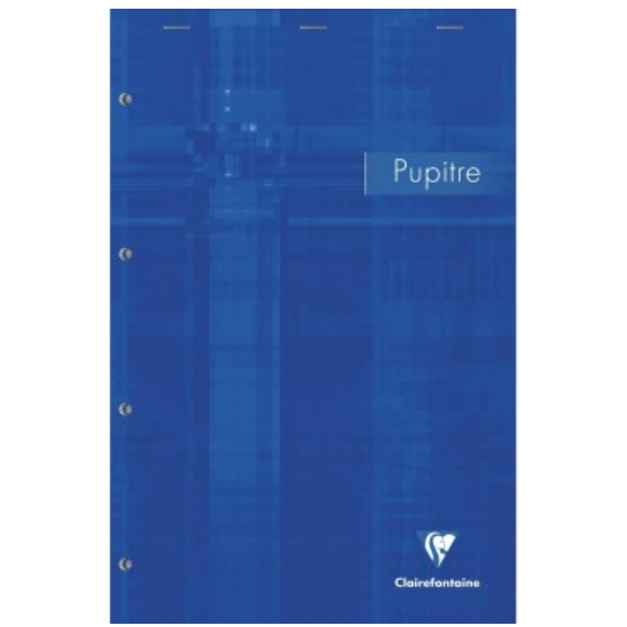 Bloc-Notes  Pupitre Séyès 160 Pages A4. Assortis CLAIREFONTAINE